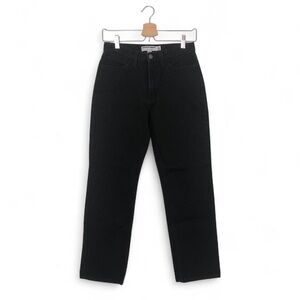American Apparel Black Straight Leg Jeans